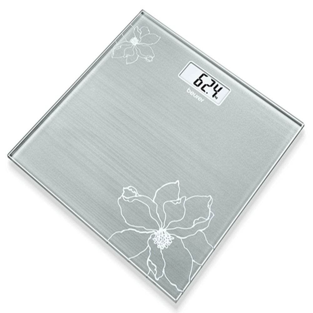 BASCULA BEURER SRGS1 CRISTAL GRIS 180K LCD GDE.